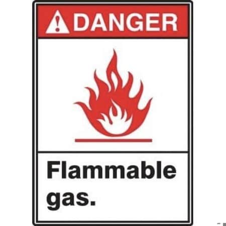 Accuform ANSI DANGER SAFETY SIGN FLAMMABLE MRHL105XP MRHL105XP